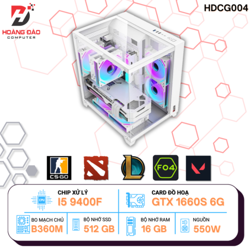 PC Gaming I5 9400F/ 1660 Super/ Ram 16GB/ SSD 256GB HDCG004