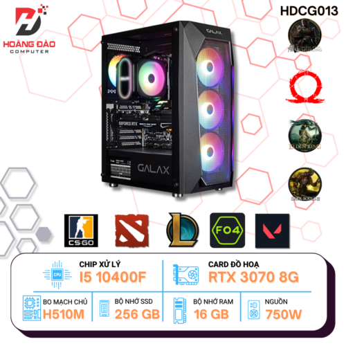 PC Gaming I5 10400f/ RTX 3070 8GB HDCG013