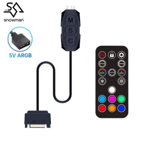 Hub 1 chân ARGB có remote